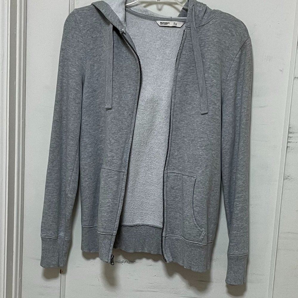 Old Navy Grey Fleece Hoodie